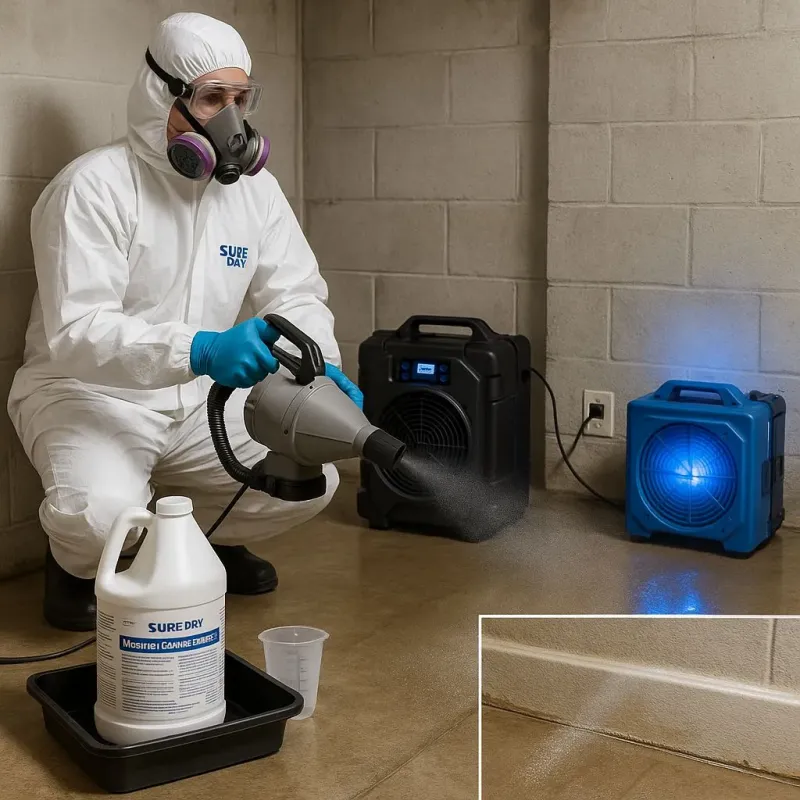 Sanitization and Odor Removal process in Bloomingdale, GA