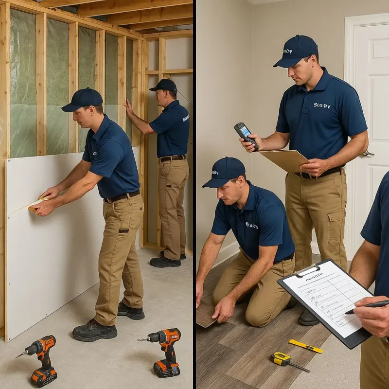 Repairs and Reconstruction process in Bloomingdale, GA