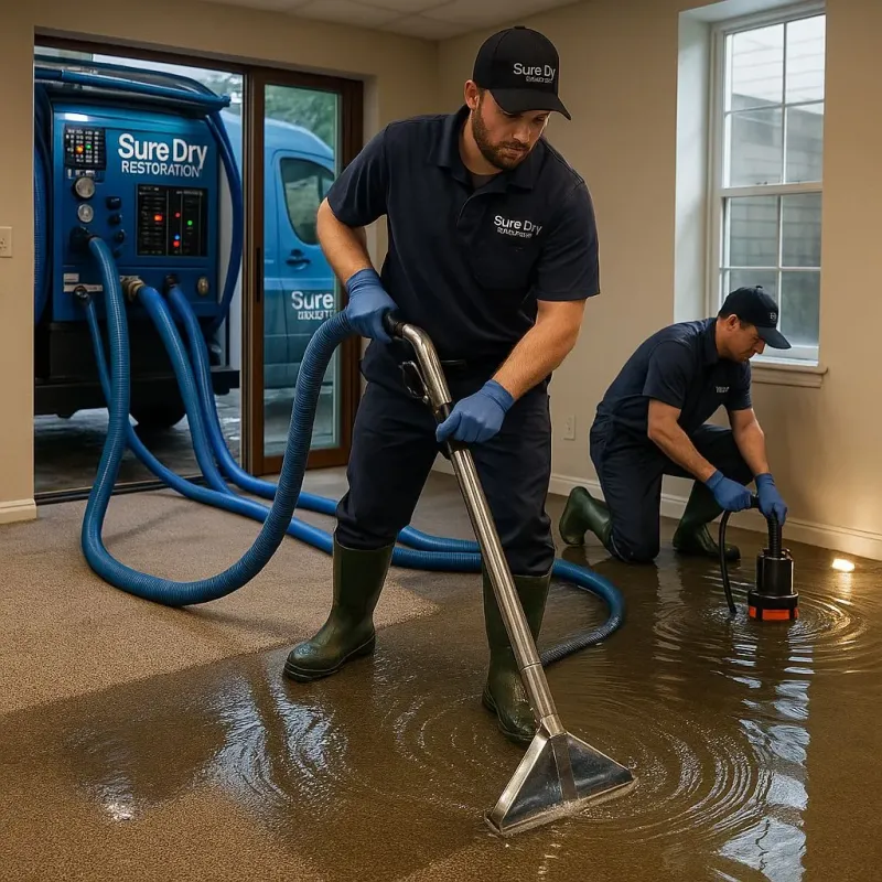 Water Extraction and Removal process in Bloomingdale, GA